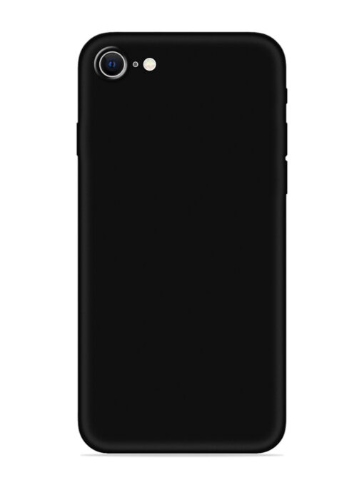 Plain Black Soft Silicone Case for Apple Iphone Se (2020) Zapvi