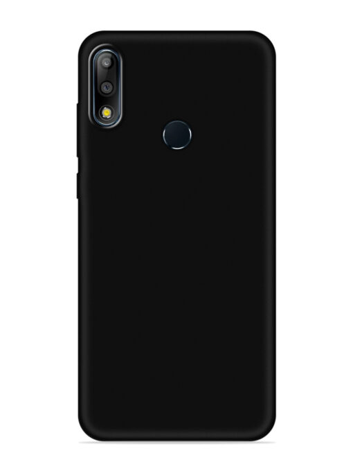 Plain Black Soft Silicone Case for Asus Zenfone Max Pro M2 Zapvi