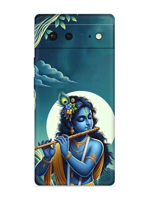 Krishna's Divine Flute Embossed Soft Silicone Case for Google Pixel 6 Zapvi