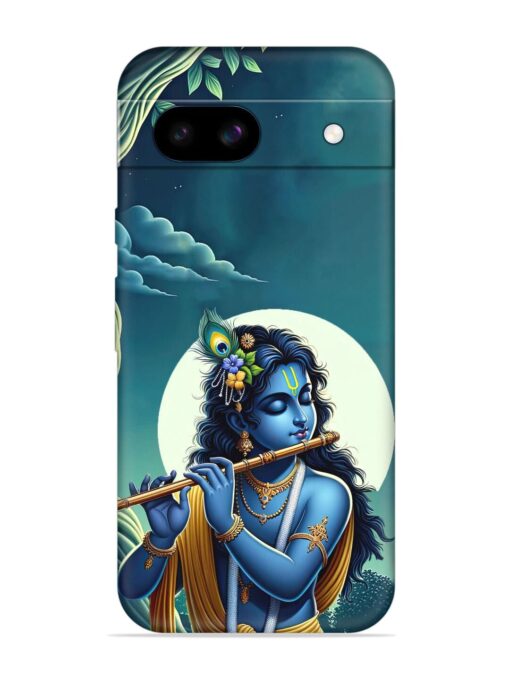 Krishna's Divine Flute Embossed Soft Silicone Case for Google Pixel 8A