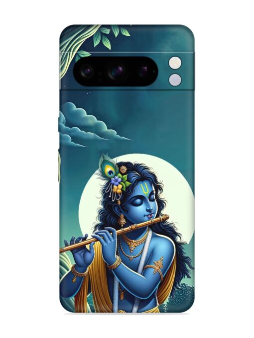 Krishna's Divine Flute Embossed Soft Silicone Case for Google Pixel 8 Pro Zapvi