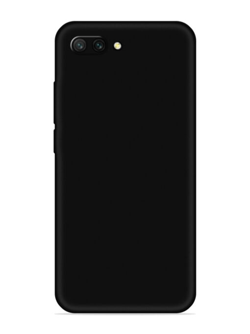 Plain Black Soft Silicone Case for Honor 10 Zapvi