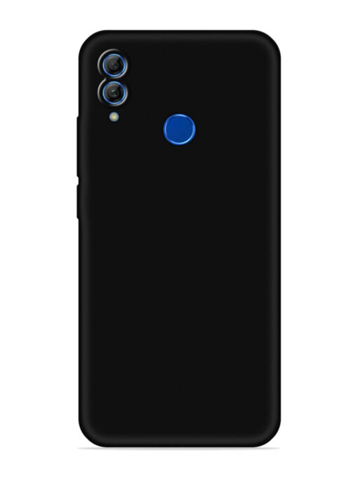 Plain Black Soft Silicone Case for Honor 10 Lite Zapvi