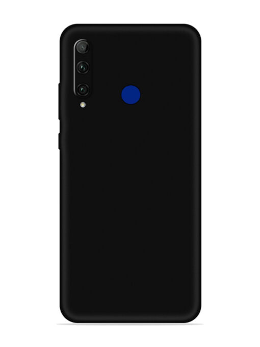 Plain Black Soft Silicone Case for Honor 20I Zapvi