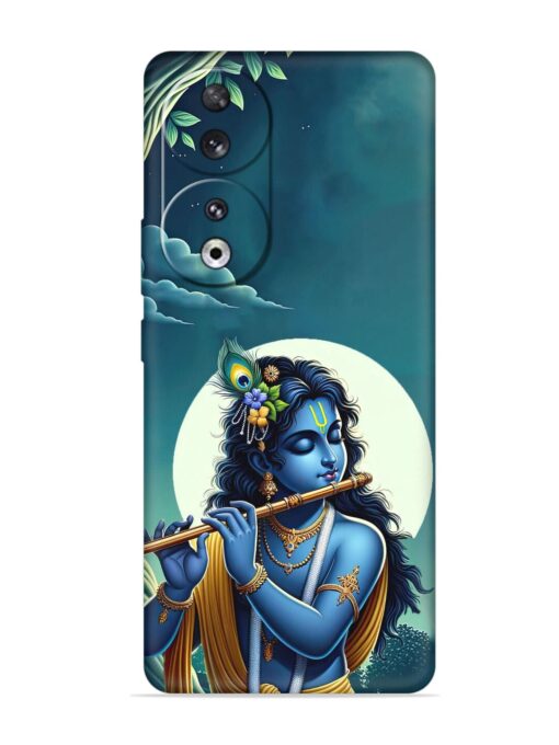 Krishna's Divine Flute Embossed Soft Silicone Case for Honor 90 Zapvi