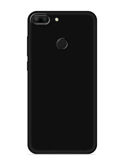 Plain Black Soft Silicone Case for Honor 9 Lite Zapvi