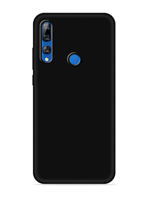 Plain Black Soft Silicone Case for Honor Y9 Prime Zapvi