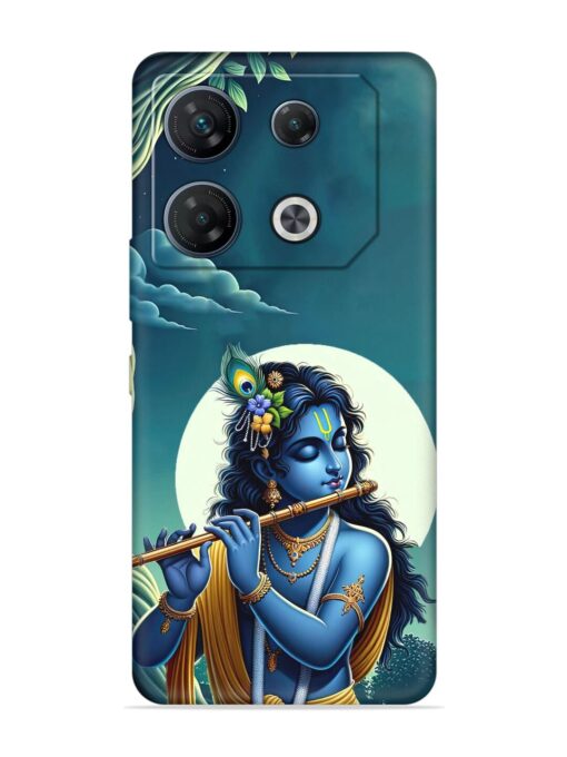 Krishna's Divine Flute Embossed Soft Silicone Case for Infinix Gt 10 Pro (5G)