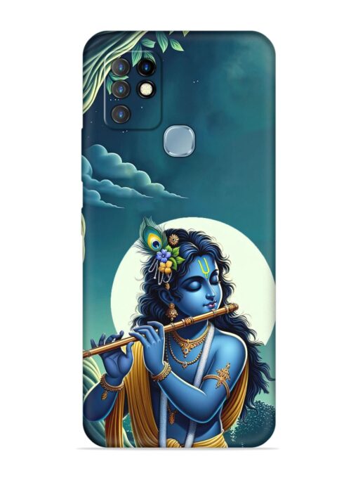 Krishna's Divine Flute Embossed Soft Silicone Case for Infinix Hot 10