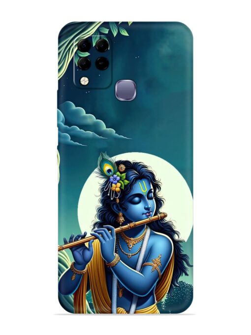 Krishna's Divine Flute Embossed Soft Silicone Case for Infinix Hot 10S