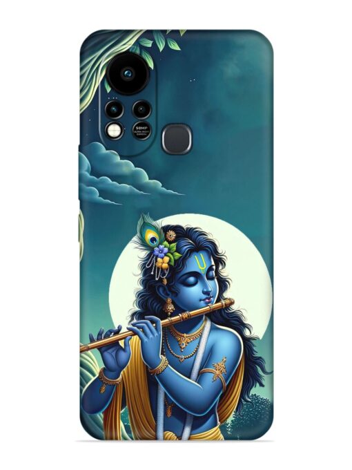 Krishna's Divine Flute Embossed Soft Silicone Case for Infinix Hot 11S