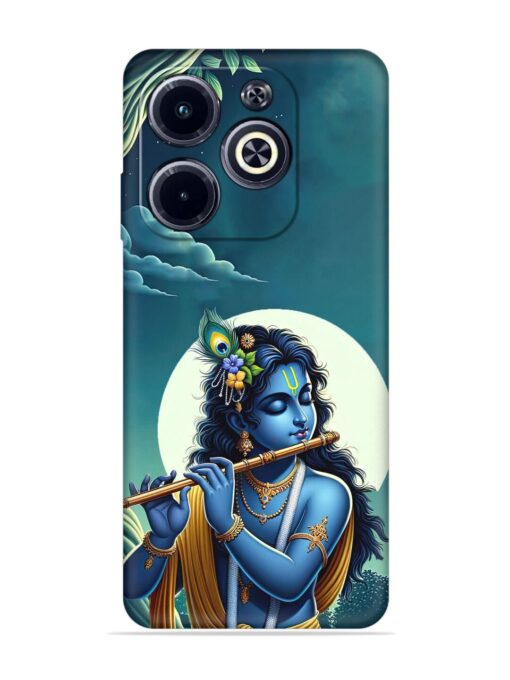 Krishna's Divine Flute Embossed Soft Silicone Case for Infinix Hot 40I