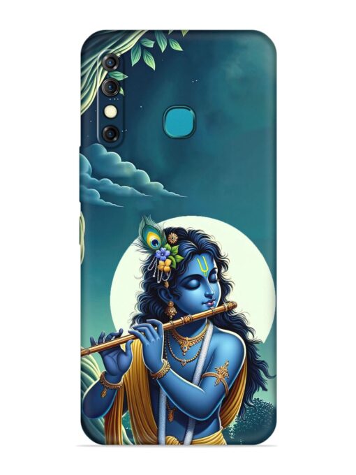 Krishna's Divine Flute Embossed Soft Silicone Case for Infinix Hot 8