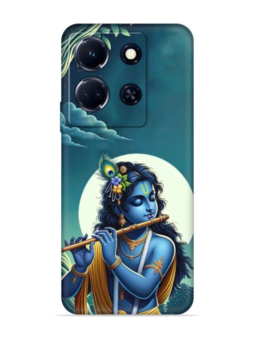 Krishna's Divine Flute Embossed Soft Silicone Case for Infinix Note 30 (5G) Zapvi