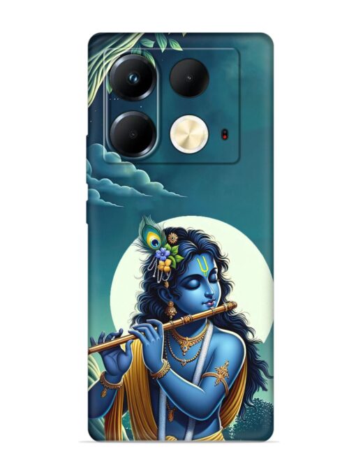 Krishna's Divine Flute Embossed Soft Silicone Case for Infinix Note 40 (5G)