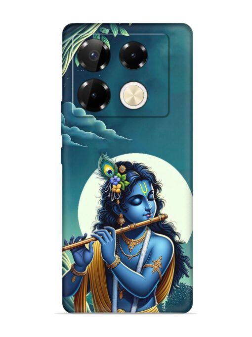 Krishna's Divine Flute Embossed Soft Silicone Case for Infinix Note 40 Pro (5G) Zapvi