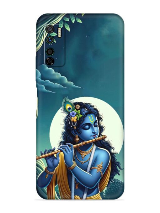 Krishna's Divine Flute Embossed Soft Silicone Case for Infinix Note 7 Lite