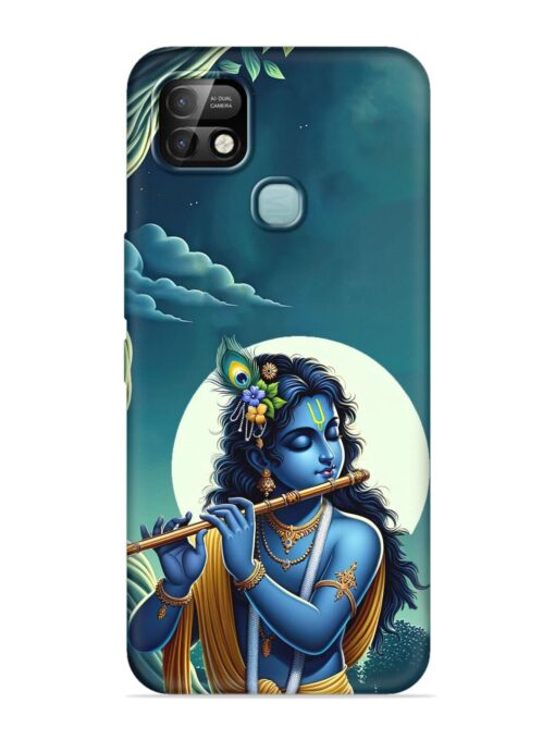 Krishna's Divine Flute Embossed Soft Silicone Case for Infinix Smart 5 Pro Zapvi