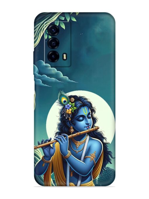 Krishna's Divine Flute Embossed Soft Silicone Case for Iqoo Z5 (5G)