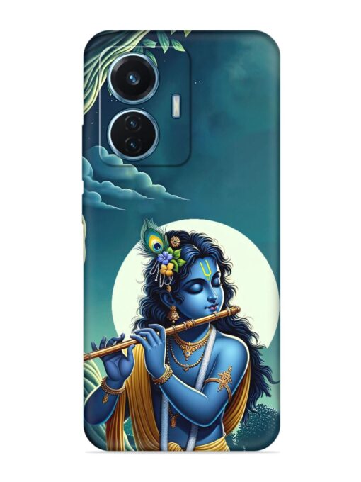 Krishna's Divine Flute Embossed Soft Silicone Case for Iqoo Z6 (44W) Zapvi