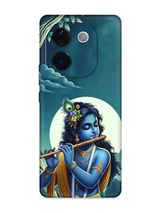 Krishna's Divine Flute Embossed Soft Silicone Case for Iqoo Z9S Pro (5G) Zapvi