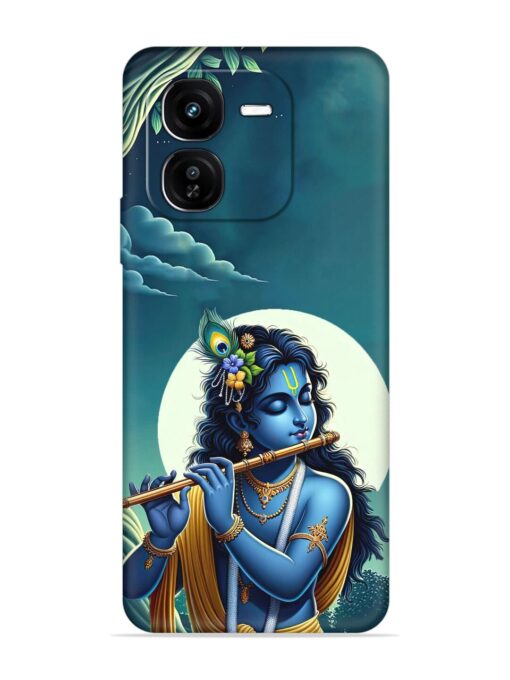 Krishna's Divine Flute Embossed Soft Silicone Case for Iqoo Z9X (5G)