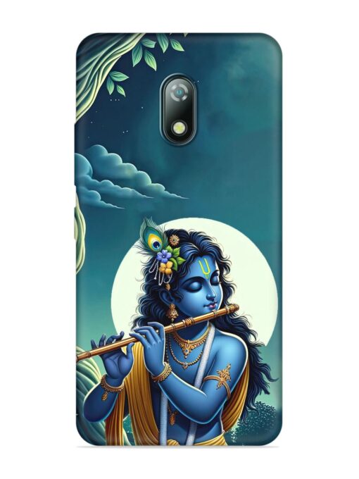 Krishna's Divine Flute Embossed Soft Silicone Case for Itel A23 Zapvi