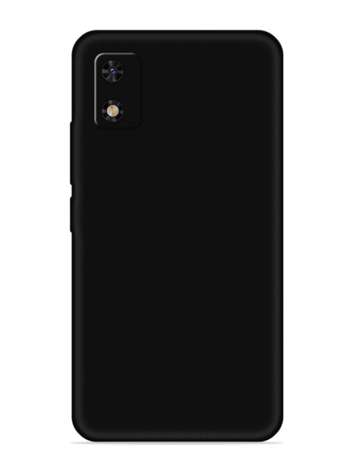 Plain Black Soft Silicone Case for Itel A23 Pro Zapvi