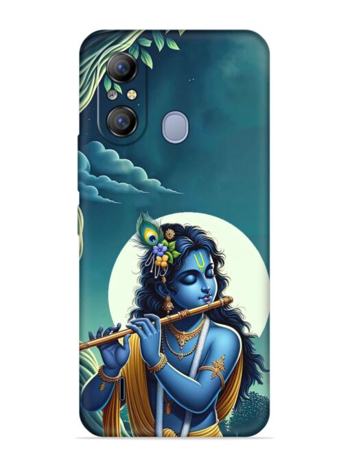 Krishna's Divine Flute Embossed Soft Silicone Case for Itel A49