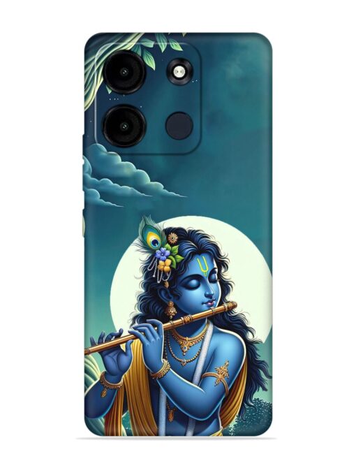 Krishna's Divine Flute Embossed Soft Silicone Case for Itel A60S Zapvi