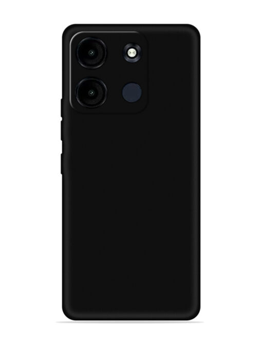 Plain Black Soft Silicone Case for Itel A60S Zapvi