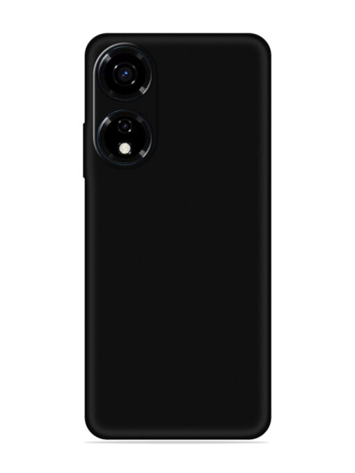 Plain Black Soft Silicone Case for Itel Color Pro (5G) Zapvi