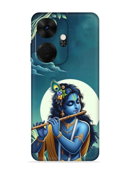 Krishna's Divine Flute Embossed Soft Silicone Case for Itel P55 Plus Zapvi