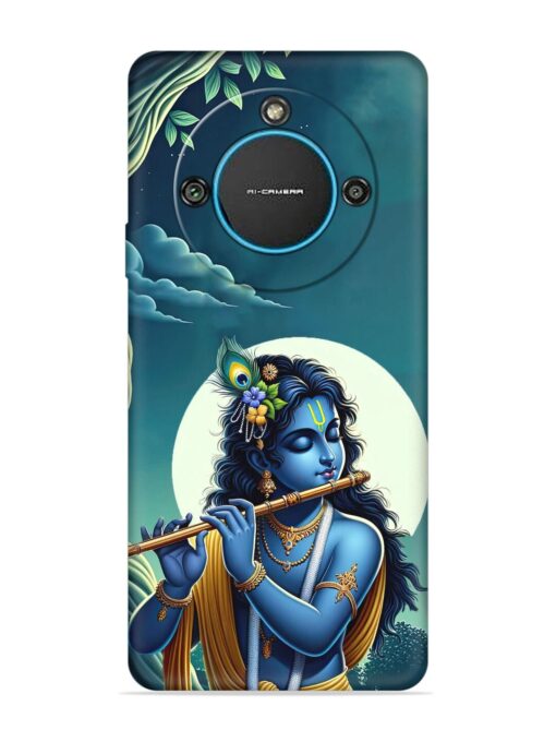 Krishna's Divine Flute Embossed Soft Silicone Case for Lava Blaze 2 (5G)