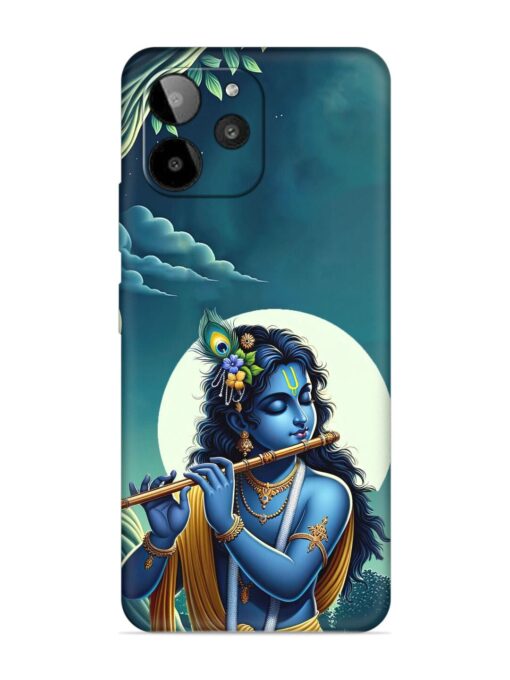 Krishna's Divine Flute Embossed Soft Silicone Case for Lava Yuva 2 Pro Zapvi