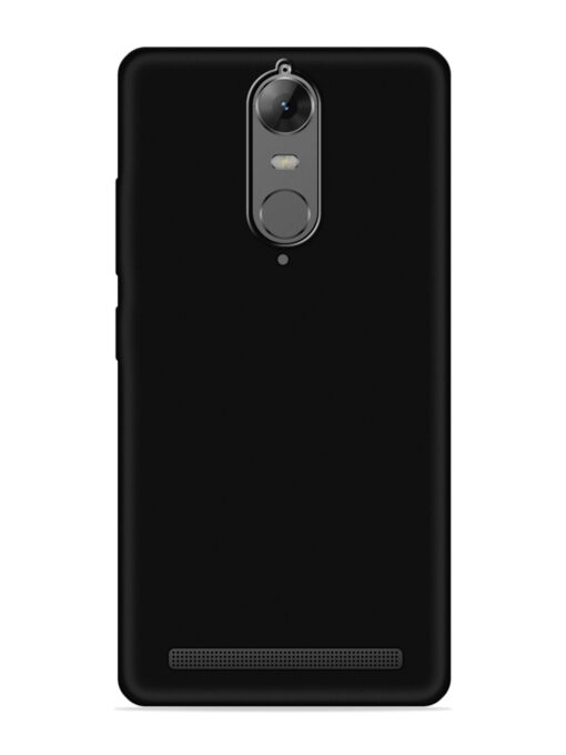 Plain Black Soft Silicone Case for Lenovo K5 Note Zapvi