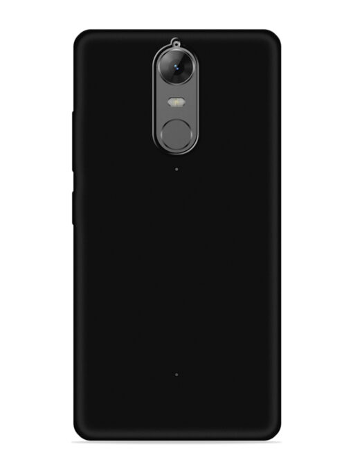 Plain Black Soft Silicone Case for Lenovo K6 Note