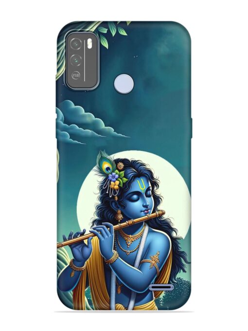 Krishna's Divine Flute Embossed Soft Silicone Case for Micromax In 1B