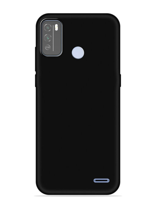 Plain Black Soft Silicone Case for Micromax In 1B Zapvi