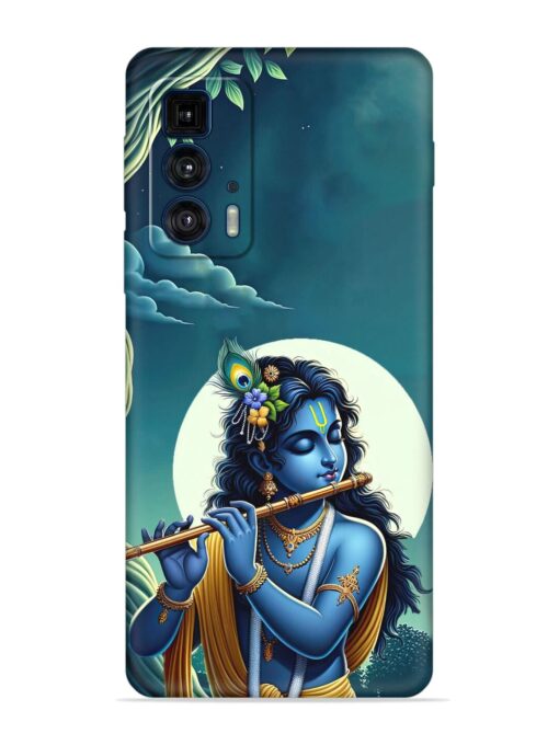 Krishna's Divine Flute Embossed Soft Silicone Case for Motorola Edge 20 Pro Zapvi