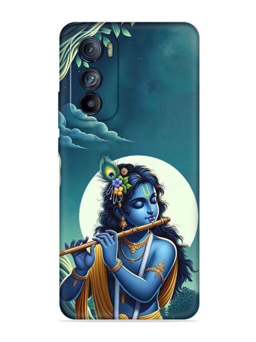 Krishna's Divine Flute Embossed Soft Silicone Case for Motorola Moto Edge 30 Zapvi