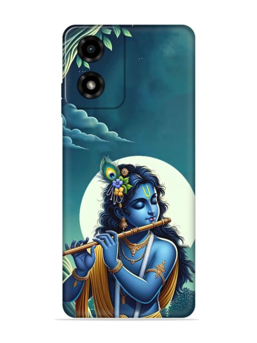 Krishna's Divine Flute Embossed Soft Silicone Case for Motorola Moto G04S Zapvi