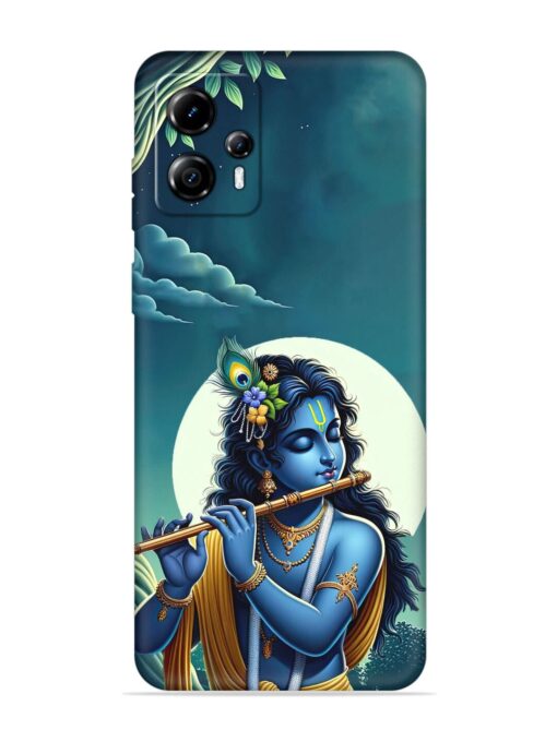 Krishna's Divine Flute Embossed Soft Silicone Case for Motorola Moto G13 Zapvi