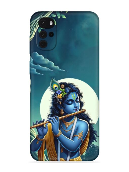 Krishna's Divine Flute Embossed Soft Silicone Case for Motorola Moto G22