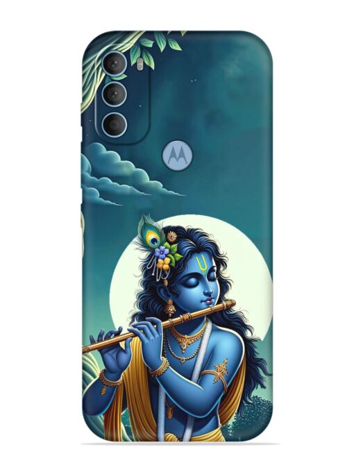 Krishna's Divine Flute Embossed Soft Silicone Case for Motorola Moto G40 Fusion Zapvi