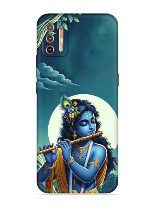 Krishna's Divine Flute Embossed Soft Silicone Case for Motorola Moto G9 Plus Zapvi