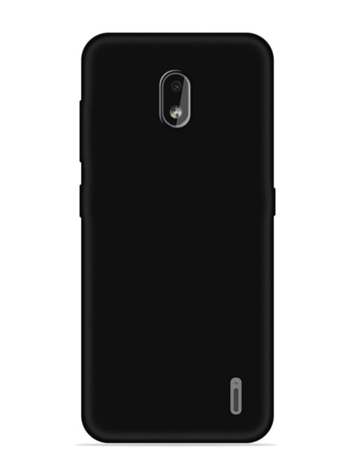 Plain Black Soft Silicone Case for Nokia 2.2 Zapvi