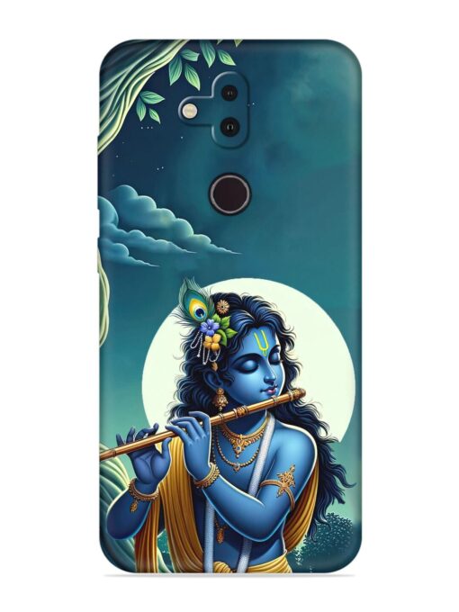 Krishna's Divine Flute Embossed Soft Silicone Case for Nokia 8.1 Zapvi