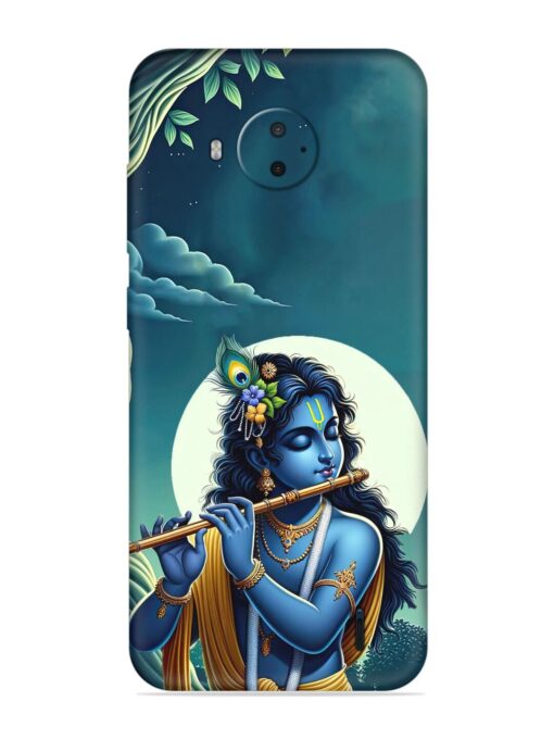 Krishna's Divine Flute Embossed Soft Silicone Case for Nokia C20 Plus