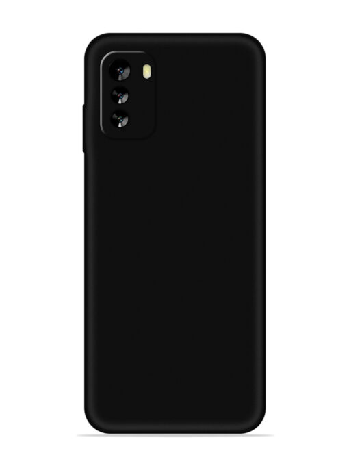 Plain Black Soft Silicone Case for Nokia G60 (5G) Zapvi